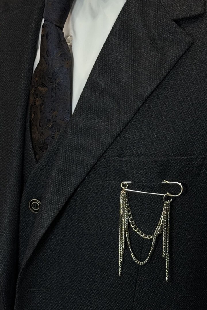 Мужская брошь на пиджак, модель №188